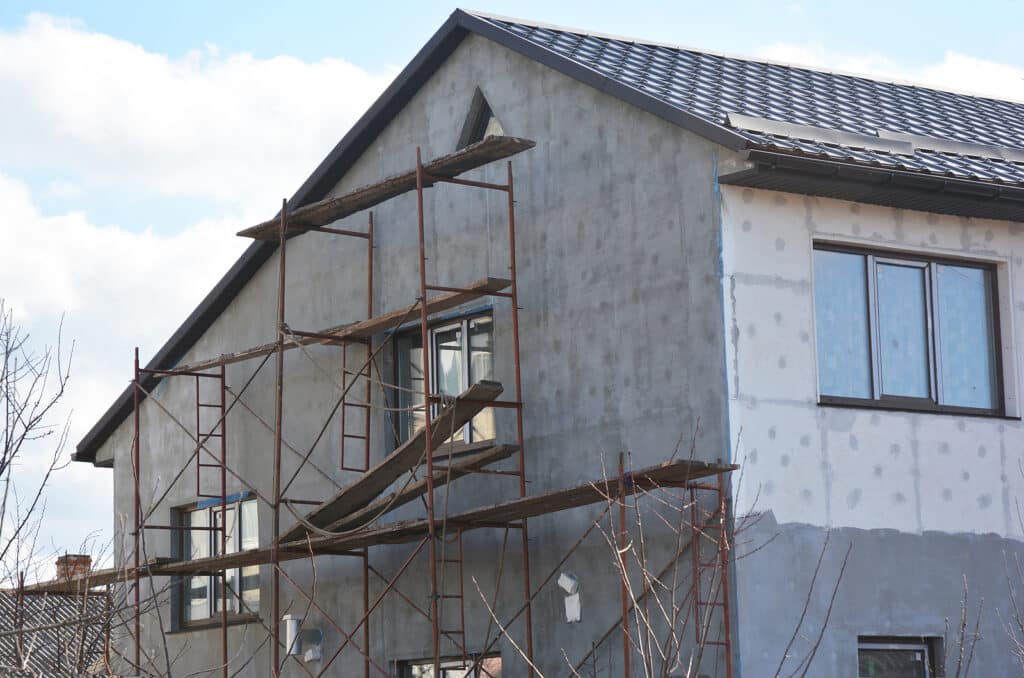 Spring stucco repairs